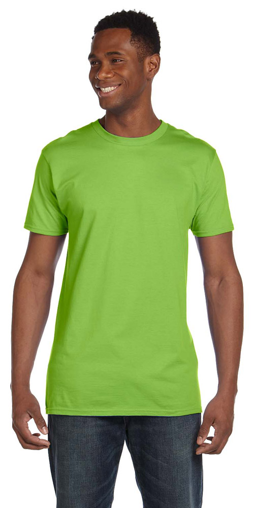 Hanes 4980 Nano Cotton T-Shirt - Lime - Small