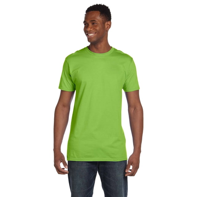 Hanes 4980 Nano Cotton T-Shirt - Lime - Small