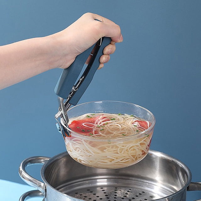 Anti Scalding Bowl Metal Clip Heat Resistant Kitchen Gripper Dish Non-Slip Bowl