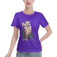 thumbnail image 1 of Women's Basic Short Sleeve T-Shirt Demon Slayer Blade Inosuke, 1 of 6