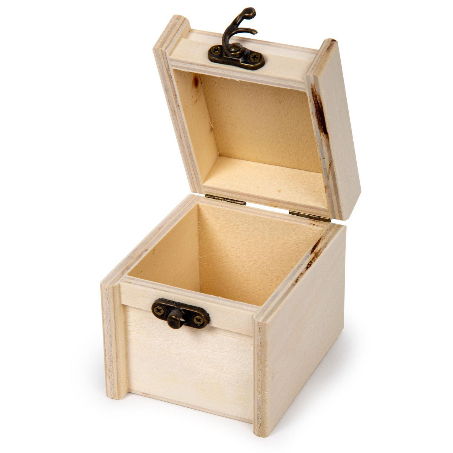 Time 4 Crafts DIY inachevé Ensemble de boite à bijoux/souvenirs en bois