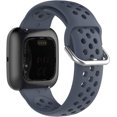 thumbnail image 1 of KOMI Band Compatible with Fitbit Versa 2 Watch,Soft Silicone Replacement Strap for Fitbit Versa/Versa Lite/SE Smart Fitness Watch Gray, 1 of 5