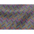 thumbnail image 4 of oneOone Viscose Jersey Fabric Herringbone Geometric Decor Fabric Printed BTY 60 Inch Wide, 4 of 5