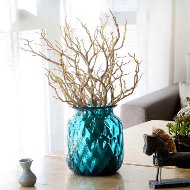 3pcs Large Wedding Decoration Branch Simulation Plastic Plant Fake Foliage Plant Dried Tree Branches Artificial Fake Foliage Plant