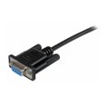 thumbnail image 3 of StarTech.com 1m Black DB9 RS232 Serial Null Modem Cable F/F - DB9 Female to Female - 9 pin RS232 Null Modem Cable - 1 meter, Black - Null modem cable - DB-9 (F) to DB-9 (F) - 3.3 ft - molded, thumbscrews - black - for P/N: PCI2S5502, PEX4S953, PEX4S953LP, 3 of 3