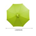 thumbnail image 2 of Parasol de Terrasse Extérieur Grand de 90,6 Pouces à 8 Baleines, Parasol de Marché pour Table – Résistant aux UV, Parasol de Piscine 190T Robuste et Imperméable, Toile de Remplacement pour Parasol, Housse Supérieure de Remplacement (Cadre Non Inclus), 2 of 6