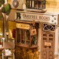 thumbnail image 2 of Rolife 3D Jigsaw Puzzle Wooden Model Building Kit DIY Dollhouse Book Nook Bookshelf Insert Decor Alley Miniature Kit, 2 of 5