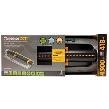 Melnor XT Metal Turbo Oscillating Sprinkler with Flow Control