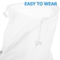 thumbnail image 3 of Raindrops Reusable White Rainproof Shoe Covers with Zipper Closure for Outdoor Use, 3 of 8