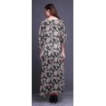 thumbnail image 4 of Bimba Kaftan Floral pour Femmes, Tenue d'Intérieur de Vacances, Robe Maxi, Couvre-Maillot de Plage - TG-3X, 4 of 5