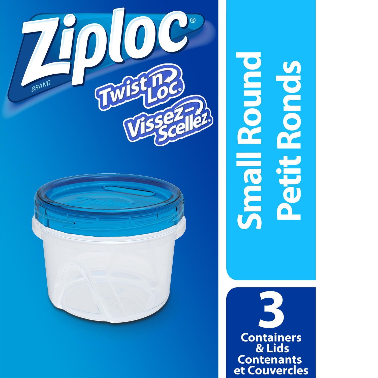 Ziploc® Twist n Loc Food Storage Containers, Reusable for Kitchen