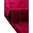 thumbnail image 5 of INSPIRE CHIC Chemise en Velours pour Femme à Col Pointu avec Poche Rouge Vin TG, 5 of 5