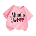 thumbnail image 3 of PMVFHDE Hauts Décontractés pour Fille Robe T-Shirt pour Filles T-Shirts Chemises pour Fille Grande Taille T-Shirts Mignons pour Fille T-Shirt Graphique Mignon pour Fille Col Rond Manches Courtes T-Shirt d'Été Décontracté Rose, 7-8 Ans, 3 of 5