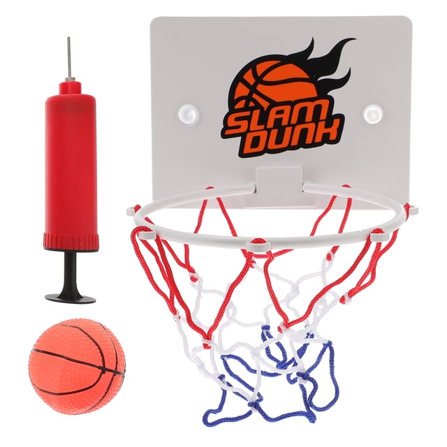 CIMAXIC 1 Ensemble de Planche de Basketball Murale pour Enfants Mini Basketball Netball Basketball Intérieur Ensemble de Jeu (Coloré),6.5"X4.72"X9.84 Pouces