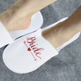 thumbnail image 2 of Chaussons de Fête Confortables, Motif Lettres de Mariée Chaussons Jetables, Exquis pour Mariage, 2 of 8