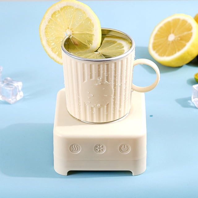 Dual Function USB Cooler and Warmer Mug Instant Cooling Heating Beverage Cup Portable 400ml Capacity Temperature Control for Campus Outdoors Office Use