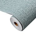 thumbnail image 1 of CAROOTU Papier Peint Texturé en Faux Lin Amovible Autocollant Autocollant Papier Adhésif Mur, 1 of 7