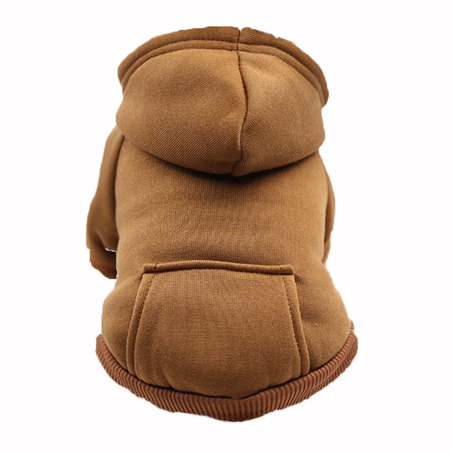 Polyester Hoodied Sweatshirts With Pocket Dog Clothes Pet Clothing