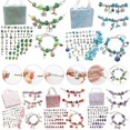thumbnail image 2 of 64pcs DIY Charm Bracelet Gift Box Jewelry Making Kit with Beads Charms Pendants, 2 of 5