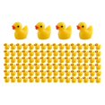 thumbnail image 1 of 100/200PCS Mini Rubber Ducks Miniature Resin Ducks Yellow Tiny Duckies, 1 of 8