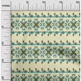 thumbnail image 1 of oneOone Silk Tabby Fabric Floral Block Print Sewing Fabric BTY 42 Inch Wide, 1 of 4