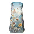 thumbnail image 4 of CEHVOM Femme Sans Bretelles Été Décontracté Imprimé Sans Manches Tube Blouse Haut Liquidation, 4 of 4