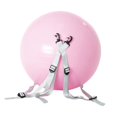 thumbnail image 1 of S SERENABLE Somersault Auxiliary Ball Automatic Return Portable Yoga Ball for Gymnastics Pink, 1 of 9