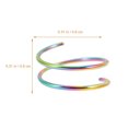 thumbnail image 2 of MasteelfCA 6pcs Stainless Steel Nose Rings Hoops Spiral Nose Rings for Women Nose Jewelry, 2 of 7