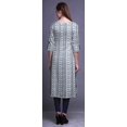thumbnail image 4 of Bimba Tunique Droite à Manches 3/4, Hauts Imprimés, Kurta, Tenue d'Été pour Femmes, 4 of 6