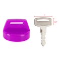 thumbnail image 2 of 2PCS Violet Ignition Key Cover w/Nut For Polaris RZR XP 570 800 900 1000 5433534, 2 of 7