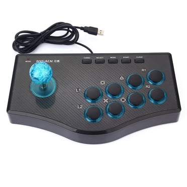 Manette de Jeu Filaire USB 3 en 1, Joystick d'Arcade de Combat pour PS3, Ordinateur PC, Manette, Conception d'Ingénierie, Console de Jeu