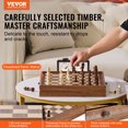thumbnail image 2 of VEVOR Solid Wood Chess Set, 15 inch  2-IN-1 Chess Checkers Game Set, Chess Board Games, 2 of 9