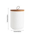 thumbnail image 2 of Wzzjkit Airtight Food Storage Containers, Ceramic Tea Pot Sealed Tank Grain Storage Tank Household Kitchen Storage Tank Coffee Pot Storage Tank, Food Storage Containers with Lids Airtight, 2 of 9