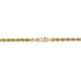thumbnail image 4 of 14k Yellow Gold 30 Inch 3.65mm Rope Chain Necklace Pendant Charm, 4 of 9