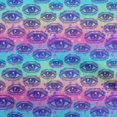 thumbnail image 1 of oneOone Cotton Poplin Turquoise Blue Fabric Conversational Eye Craft Projects Decor Fabric Printed By The Yard 56 Inch Wide, 1 of 4
