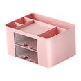 thumbnail image 2 of veasfak Organizer Pencil Storage Box with Drawers Multifunctional for Home Decor Desktop Pink, 2 of 9