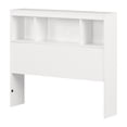 thumbnail image 2 of South Shore Summertime Twin Bookcase Headboard, in Pure White, 2 of 11