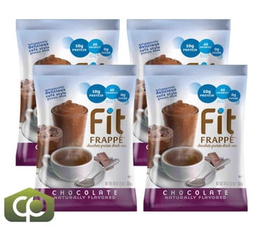 Big Train 3 lb. Fit Frappe Chocolate Delight Protein Drink Mix – High-Performance 20g Protein & Gourmet Cocoa, 12 lb. (4/Case Bulk)