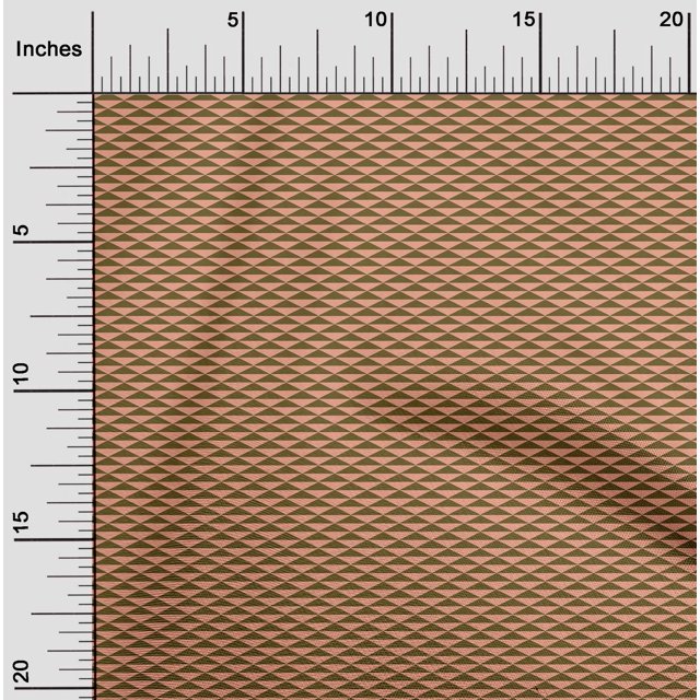 oneOone Georgette Viscose Tissu Triangle Géométrique Imprimé Tissu BTY 42 Pouces de Large