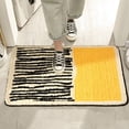 thumbnail image 4 of Maplenight Bathroom Rugs Non Slip Washable Bath Mat 40x60cm Quick Dry Anti Mold Polyester Fiber Shower Rug for Bathroom Floor Tub and Shower Cloud Comfort Bath Rug Yellow, 4 of 6