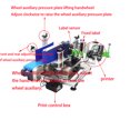 thumbnail image 3 of LT-150 Automatic Desktop Conveyor Round Bottle High Speed Marking and Labeling Machine Conveyor Labeler 110V, 3 of 20
