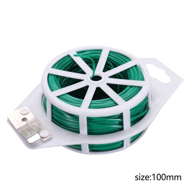 Dvkptbk Organization and Storage Garden and Horticulture Binding Tape Binding Wire Wrapped Plastic Iron Wire Binding Wire Wrapped Plastic Binding Rope Apartment Essentials on Clearance