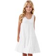 thumbnail image 1 of RXIRUCGD 2025 Vêtements d'Été pour Enfants Robe Décontractée Mignonne à Manches Courtes et Col Rond pour Enfants et Filles, 1 of 6