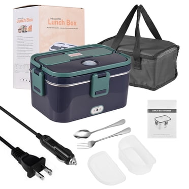 Electric Lunch Box Food Heater 60W Food Warmer Portable for 12V 24V Car Trunk Home