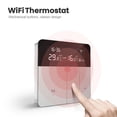 thumbnail image 4 of Smart Thermostat For Electric Floor Heating Gas Boiler Water Heating With Remote Control Compatible For Alexa Voice Control Energy Saving WiFi Thermostat For Tuya App(16A), 4 of 7