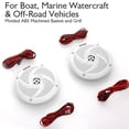 thumbnail image 2 of Pyle PLMRS53WL 5.25 Inch Waterproof Low Profile Marine Speakers, White (2 Pack), 2 of 6
