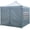 Grey, variant on Costway 10 x 10 FT Pop up Canopy Tent with 4 Removable Sidewalls, Wheeled Bag, Sandbags White