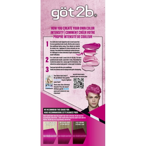 Got2b Color Remix, Customizable Semi-Permanent Hair Color