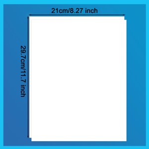 Papier autocollant pour imprimante jet d'encre A4, 15 pièces vinyl autocollant film, encre transparente papier d'autocollant de film vinyl pour imprimante à jet d'encre