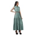 thumbnail image 2 of Moomaya Robes à Étages en Rayonne pour Femmes Imprimées Col Classique Robe-Chemise Femmes, 2 of 4